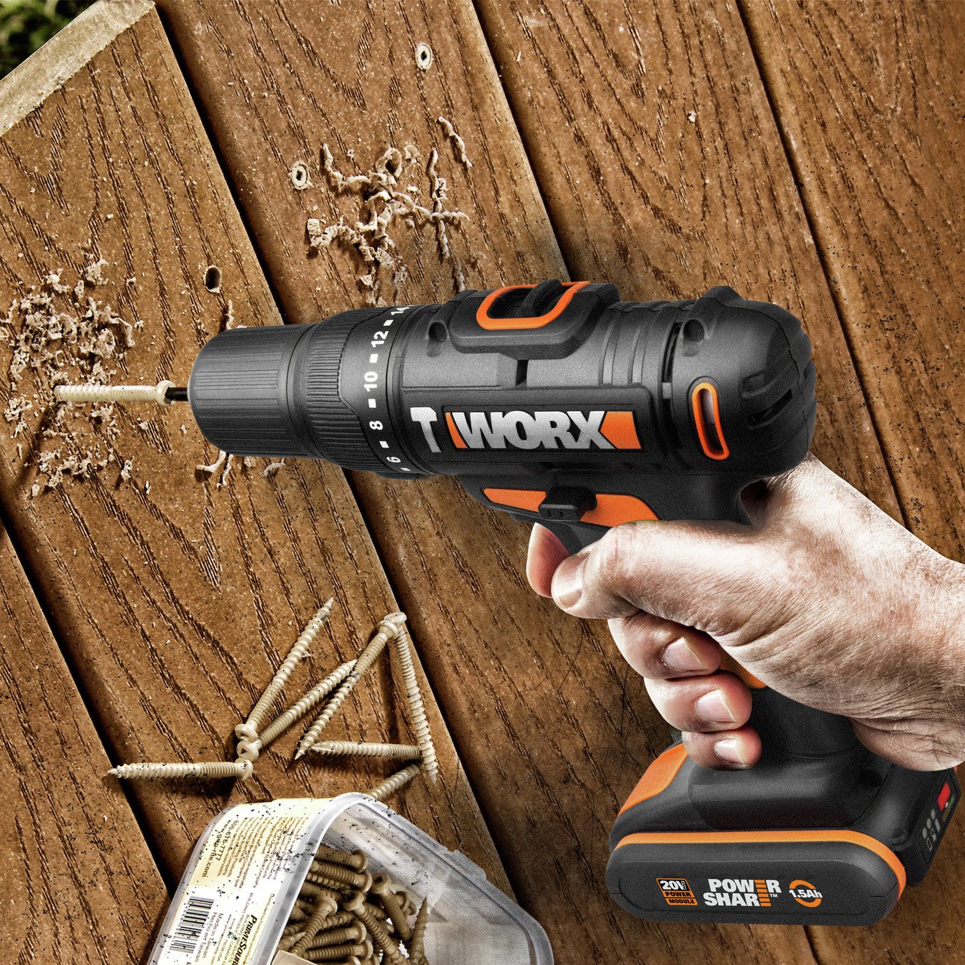 WORX WX386.4 18V 20V MAX Cordless Hammer Drill +50pc Set Reviews
