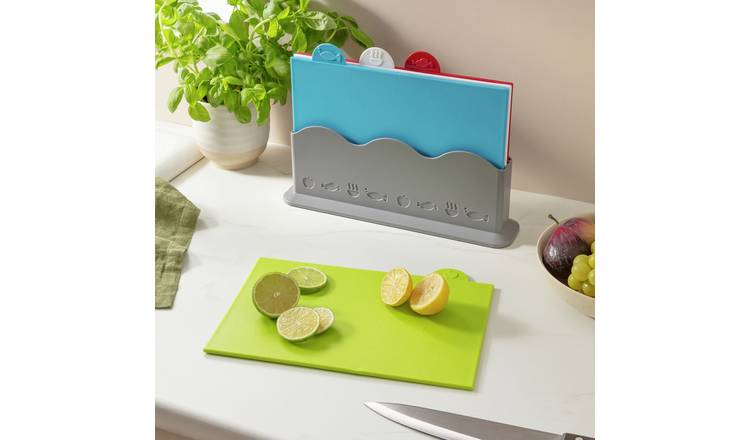 Argos Home Plastic Chopping Board Set - Pack of 4