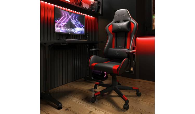 Buy X Rocker Alpha eSports Ergonomic Office Gaming Chair - Red | Gaming
