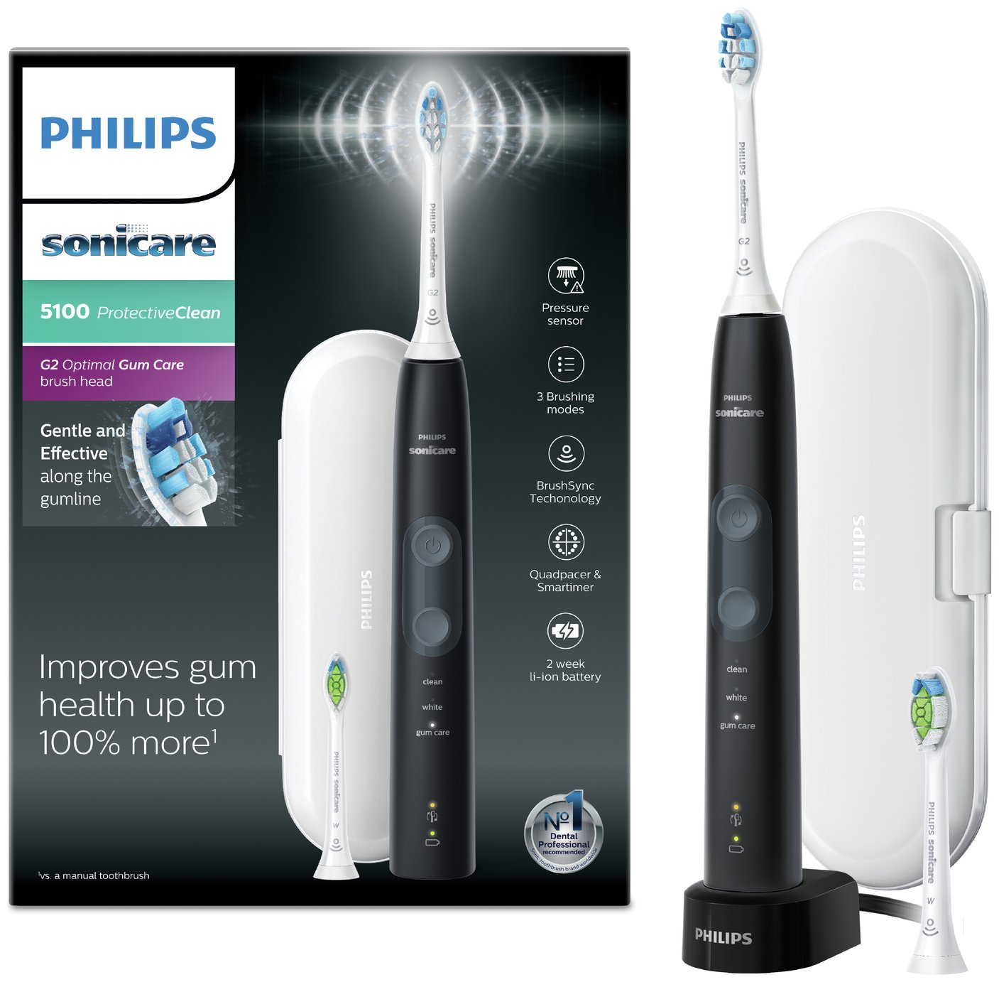 Philips ProtectiveClean Electric Toothbrush Series 5100