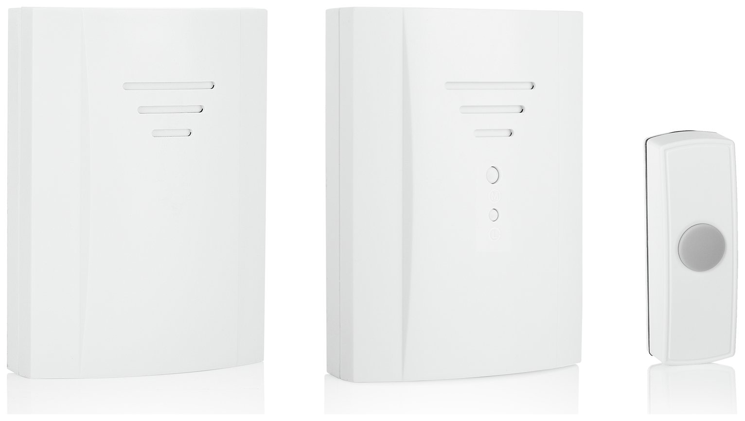 Byron B322 50m Wireless Doorbell Twin Pack