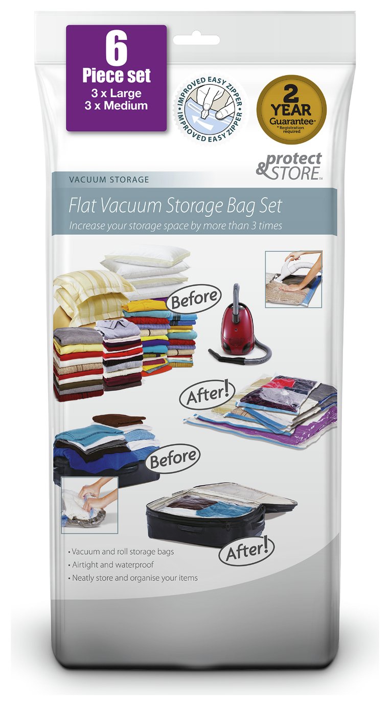 Protect & Store Easi-Vac Family Vacuum Roll Storage Bag 6 Pc at Argos review