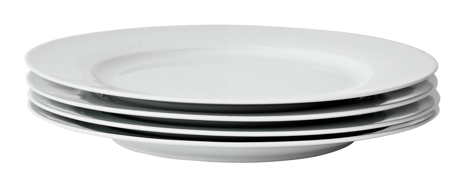 Argos Home Set of 4 Porcelain Dinner Plates Review