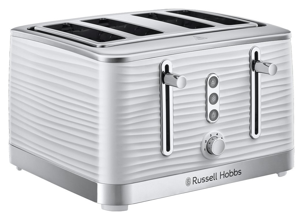 Russell Hobbs 24380 Inspire 4 Slice Toaster ‚Äì White