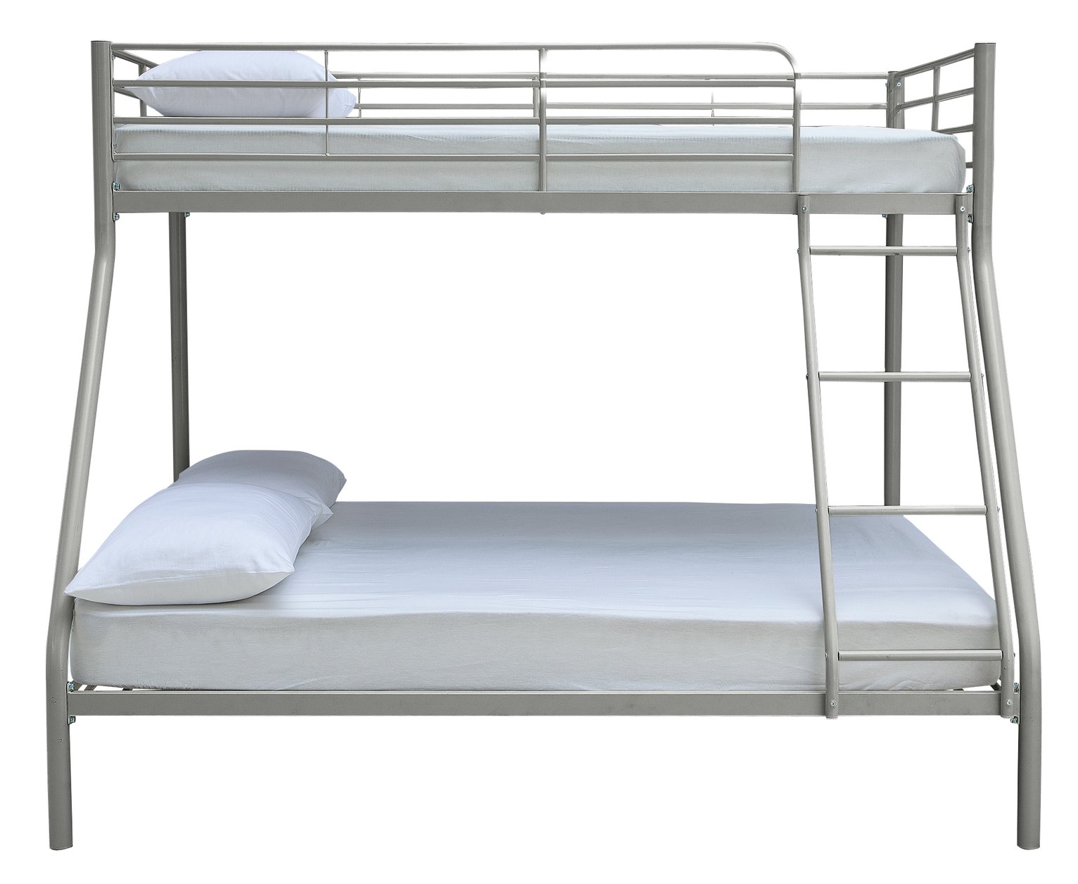 Argos Home Willen Silver Triple Bunk Bed & 2 Kids Mattresses Reviews