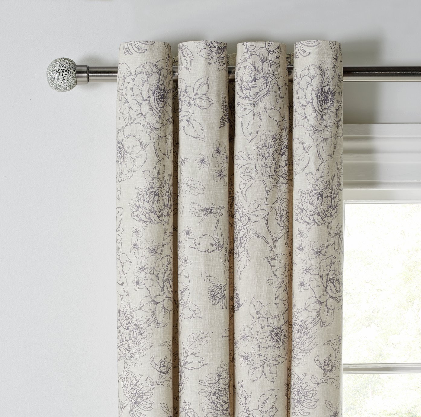 Argos Home Grace Lined Curtains 117x137cm