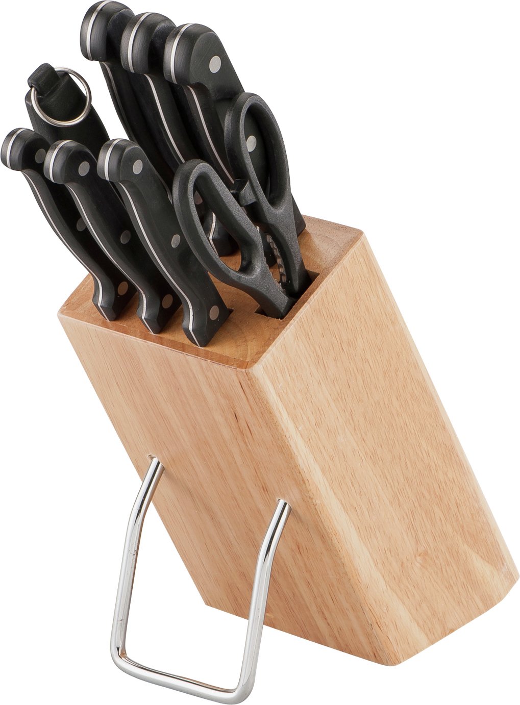 Argos Home 8 Piece Wooden Knife Block Set Review