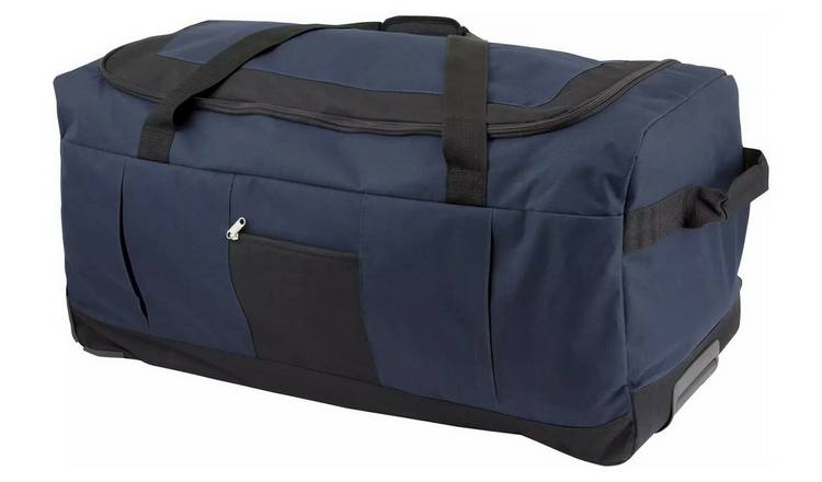 Buy Large Navy Blue Wheeled Holdall Holdalls Argos