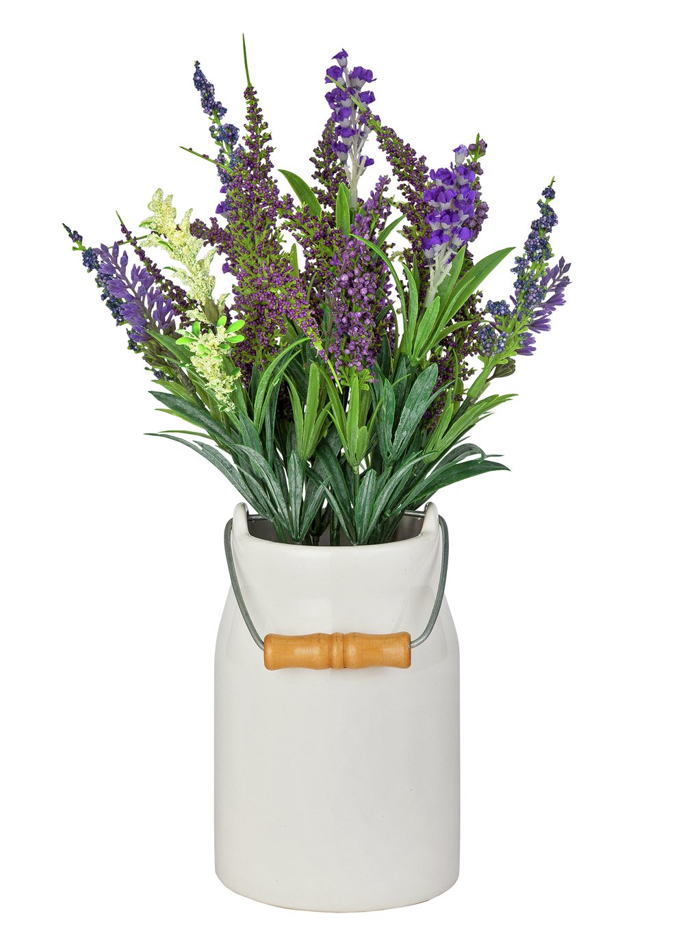 Habitat Lavender Artificial Arrangement in Ceramic Jug 