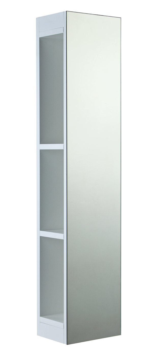 Argos Home Full Length Mirrored Open Bathroom Cabinet 8458544