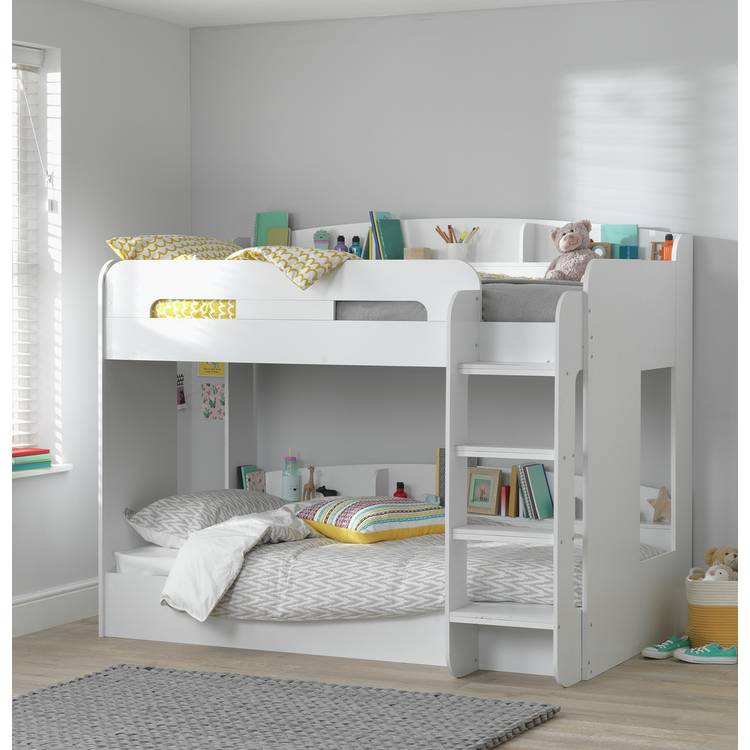 Habitat Ultimate Bunk Bed and 2 Kids Mattresses - White 0