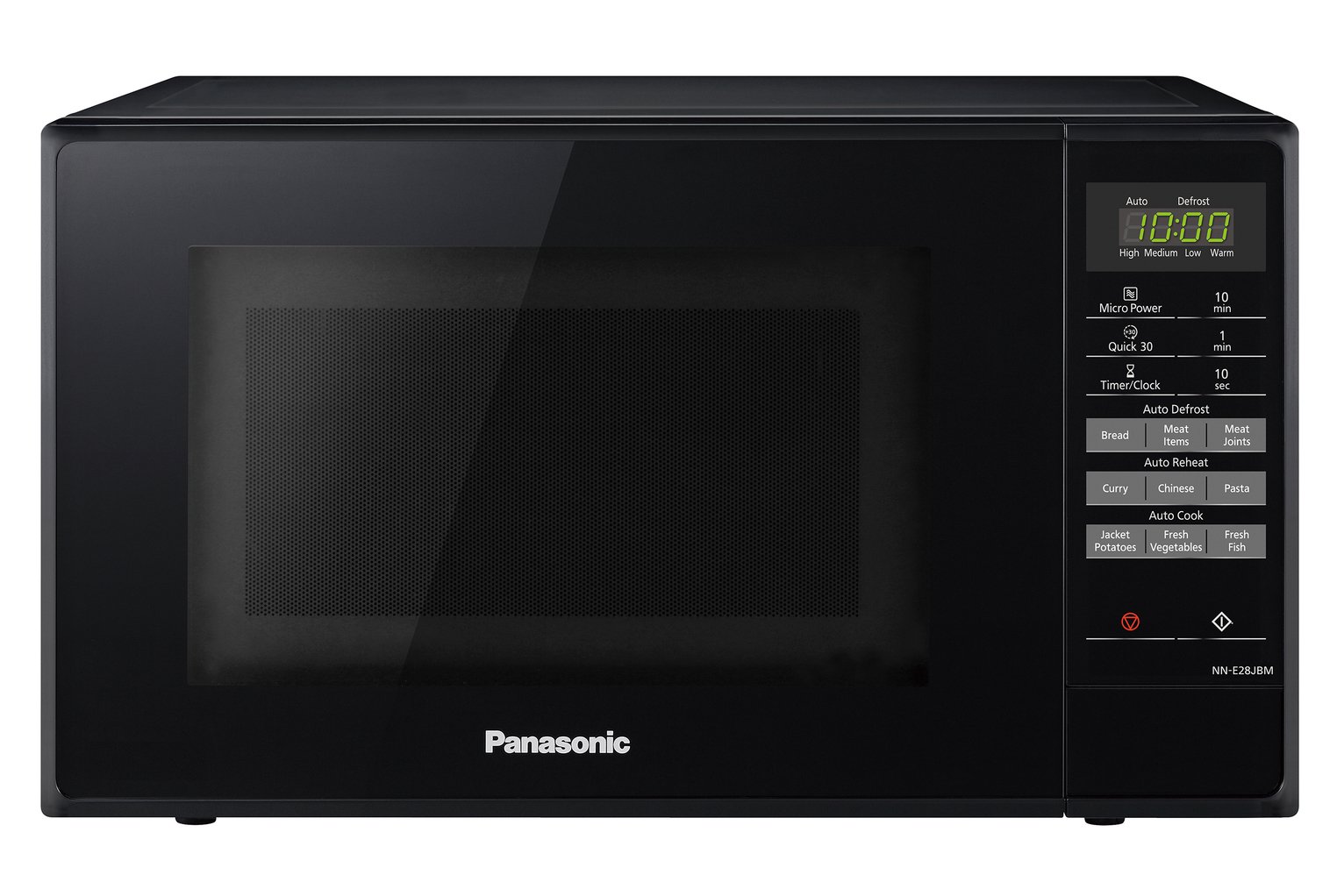 Panasonic 800W Standard 20L Microwave NN-E28JBMBPQ - Black