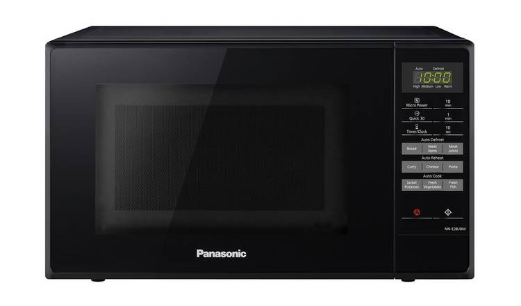 Panasonic 20L Solo Microwave Oven (NN-ST266BFDG, Black, 51 Auto Menus) | ubicaciondepersonas 