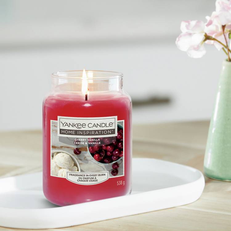 Yankee Home Inspiration Large Jar Candle - Cherry Vanilla 0