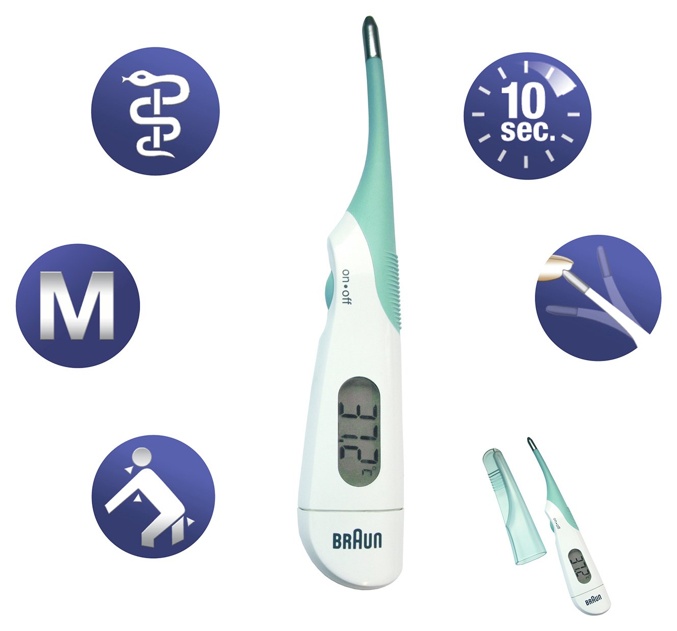 Braun High Speed Digital Stick Thermometer PRT1000 Reviews