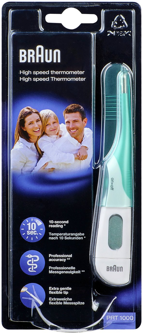 Braun High Speed Digital Stick Thermometer PRT1000 Reviews