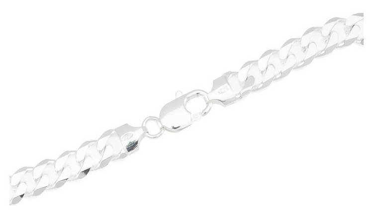 Buy Revere Sterling Silver Solid Curb 20 Inch Chain Mens