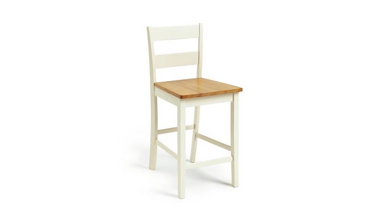 Buy Habitat Chicago Bar Stool Off White Bar stools Argos