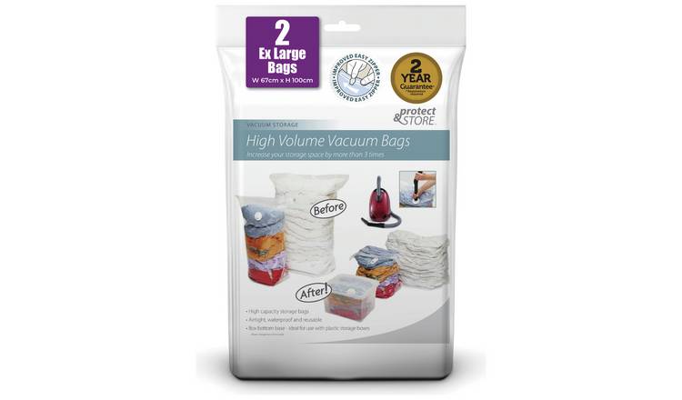 Buy Argos Home Pack of 2 Large Vacuum Storage Bag, Storage bags