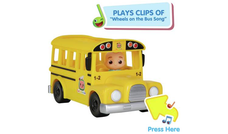 Buy Cocomelon Yellow School Bus Musical Toys And Instruments Argos