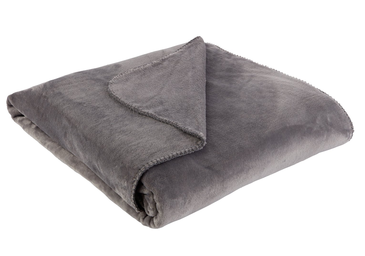 Argos Home Supersoft Throw - Flint Grey