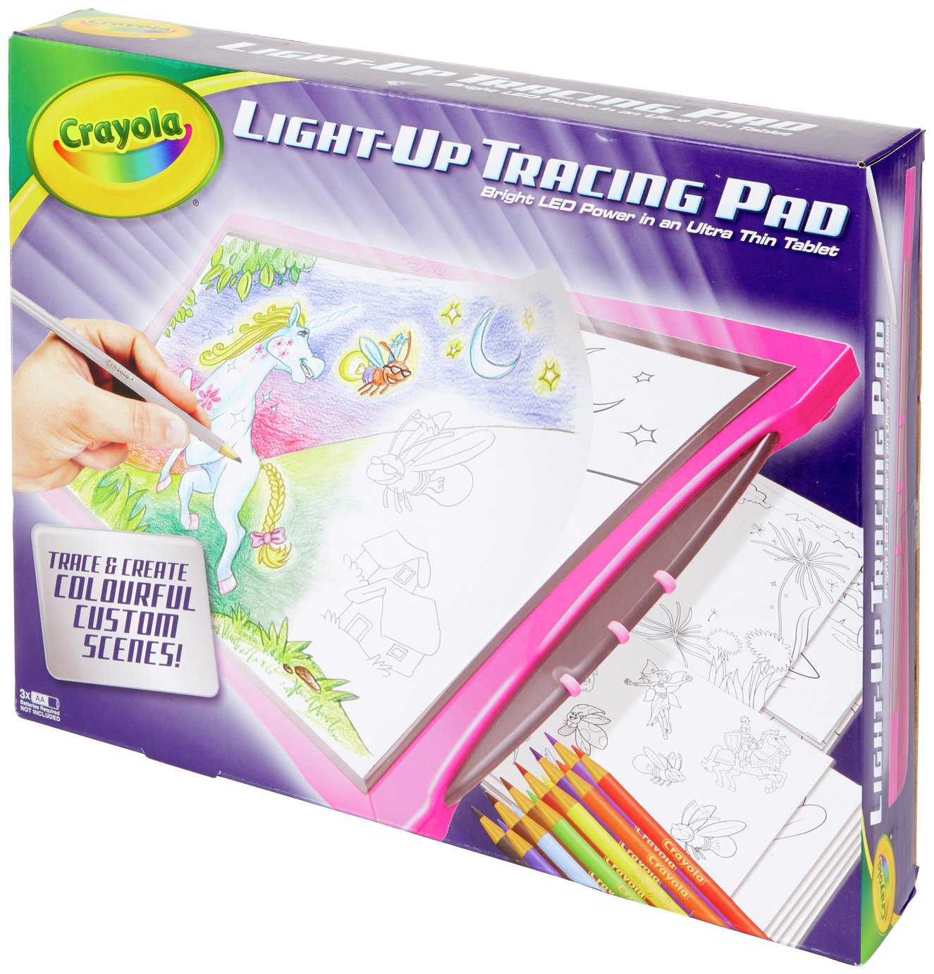 crayola scribble scrubbie light up tracing pad