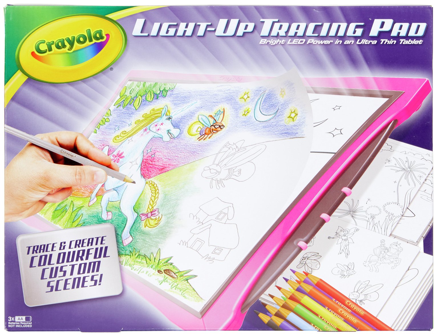 crayola scribble scrubbie light up tracing pad