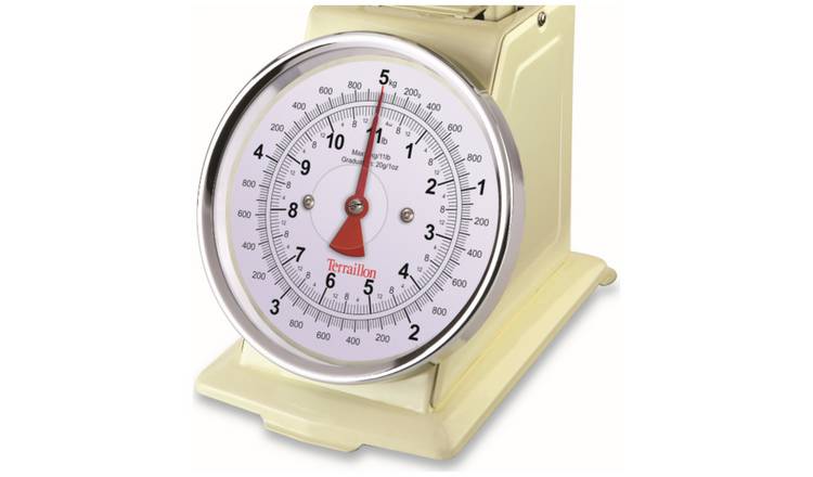 Terraillon H500 Cream 5kg Capacity Traditional Mechanical Kitchen Scale. 