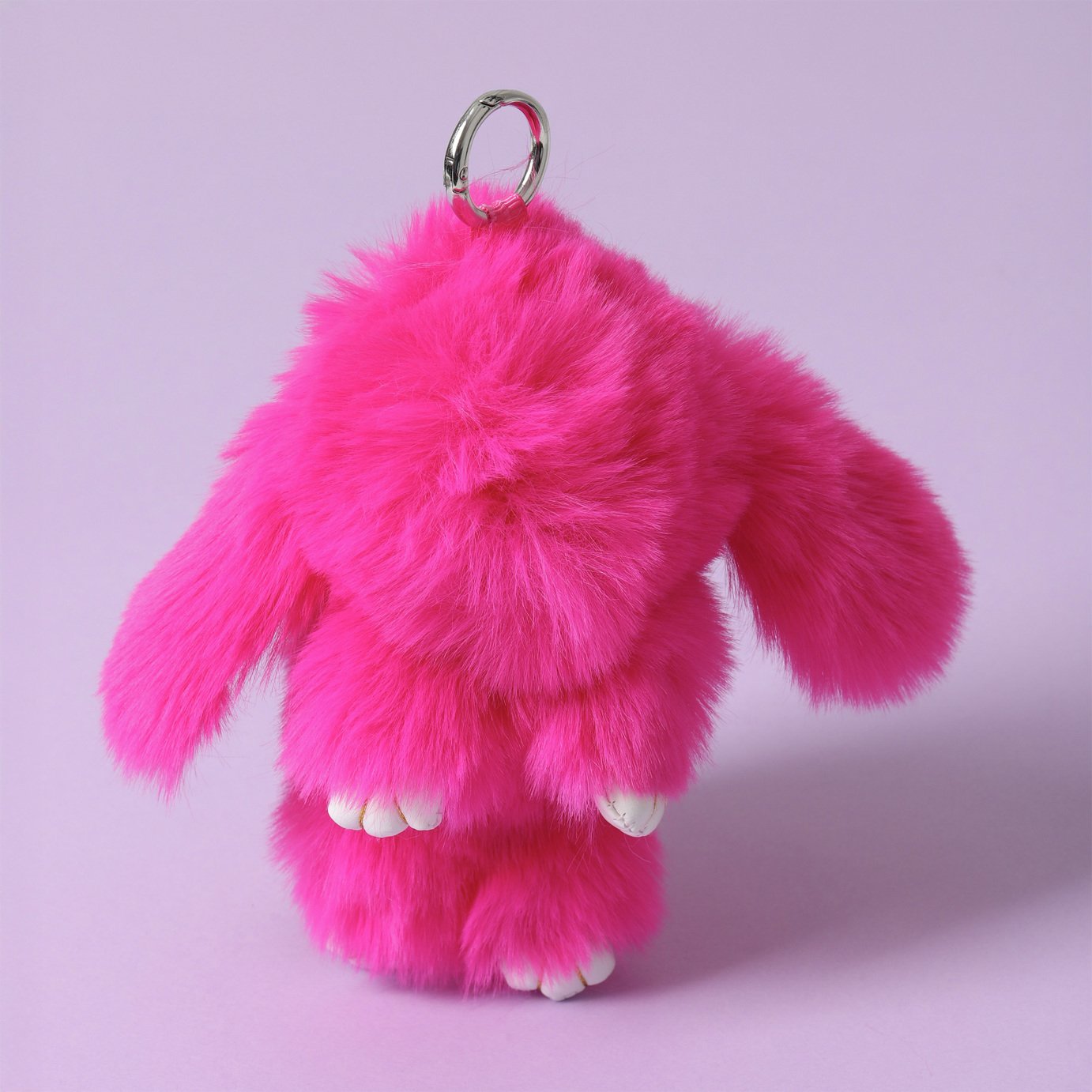 Buy Flitzy Pink Fluffy Bunny Keyring | Accessories | Argos