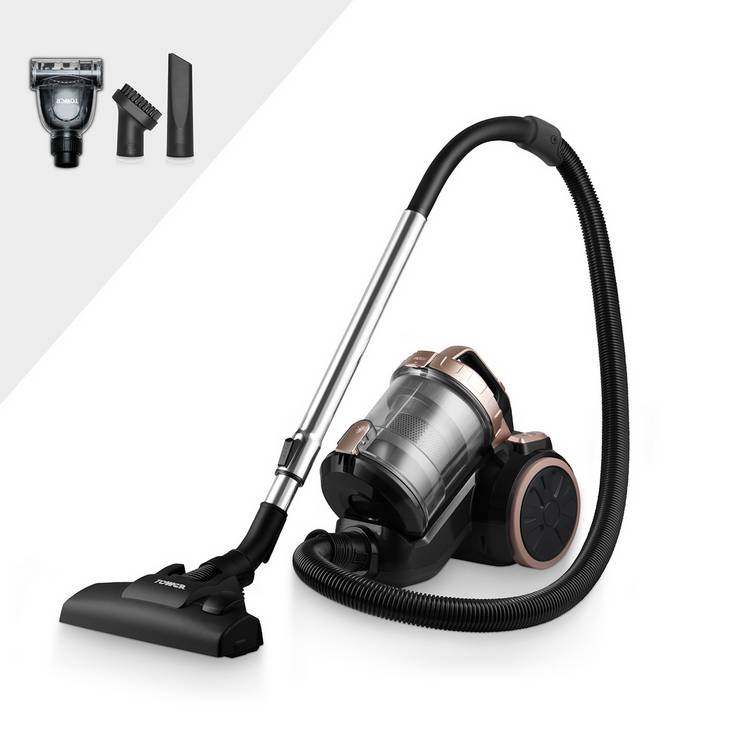 Tower Pet Corded Bagless Cylinder Vacuum Cleaner
