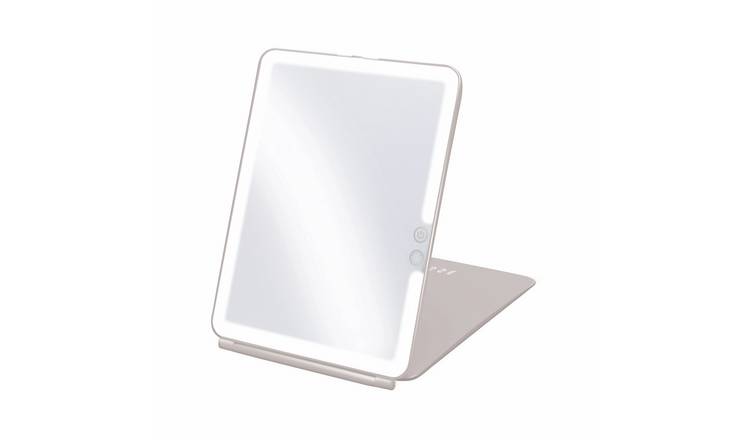 Sensse Glow Up LED Flip Top Mirror - Warm Grey