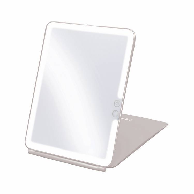 Sensse Glow Up LED Flip Top Mirror Warm Grey 36cm