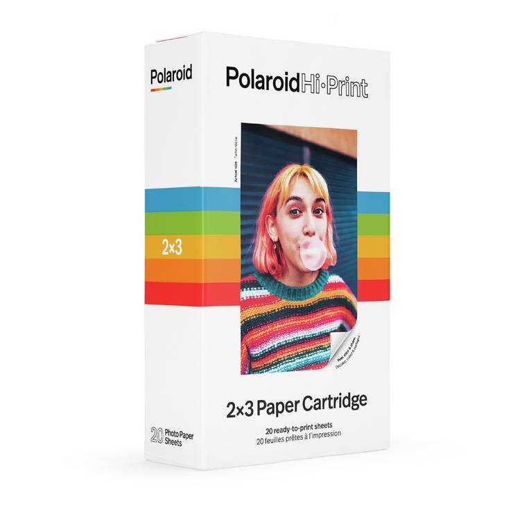 Polaroid Hi-Print 2x3 Cartridge Paper- 20 Sheets 0