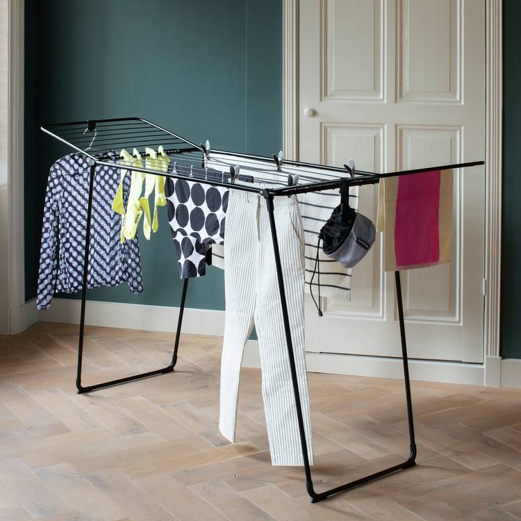 Brabantia 22m Hang On Too Clothes Airer - Black 0