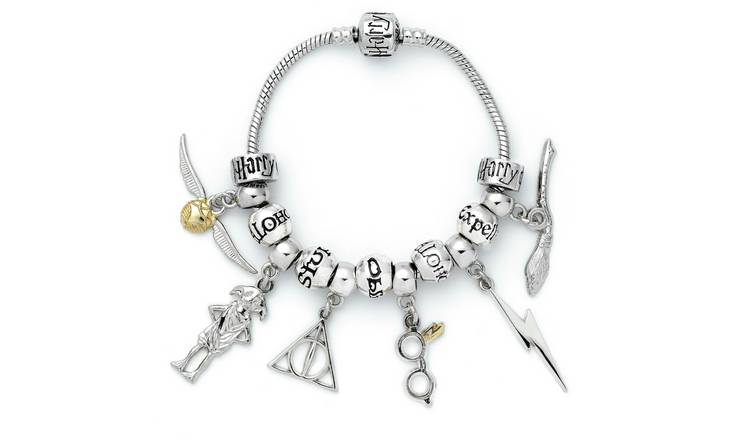 Buy Harry Potter Silver Colour Charm Bracelet