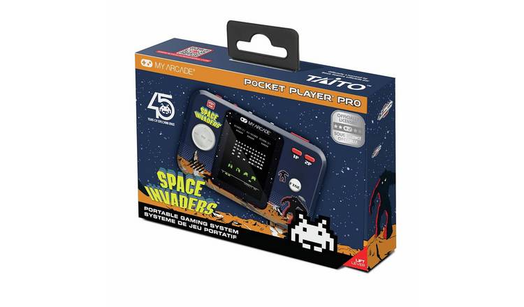 My Arcade Space Invaders Pocket Player Pro Portable Retro Gaming System