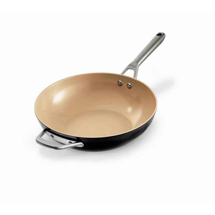 Ninja 28cm Extended Life Ceramic Aluminium Wok 0