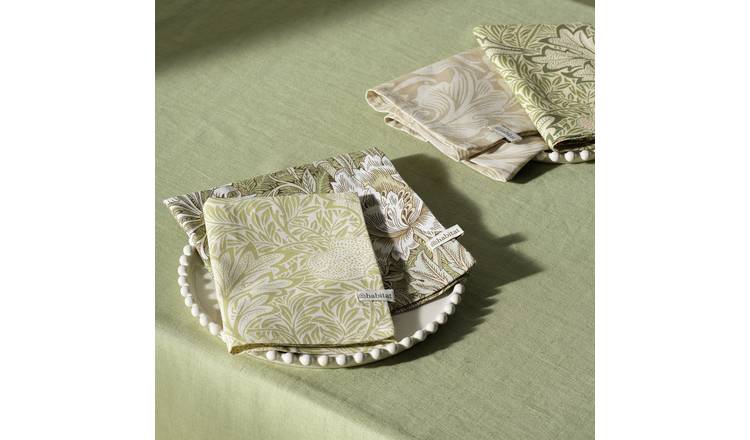 Habitat x Morris & Co Pantry Pack of 4 Napkins