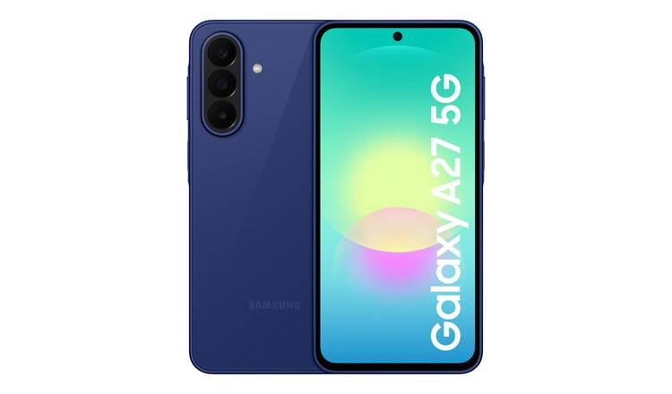 SIM Free Samsung Galaxy A27 5G 128GB Mobile Phone - Blue