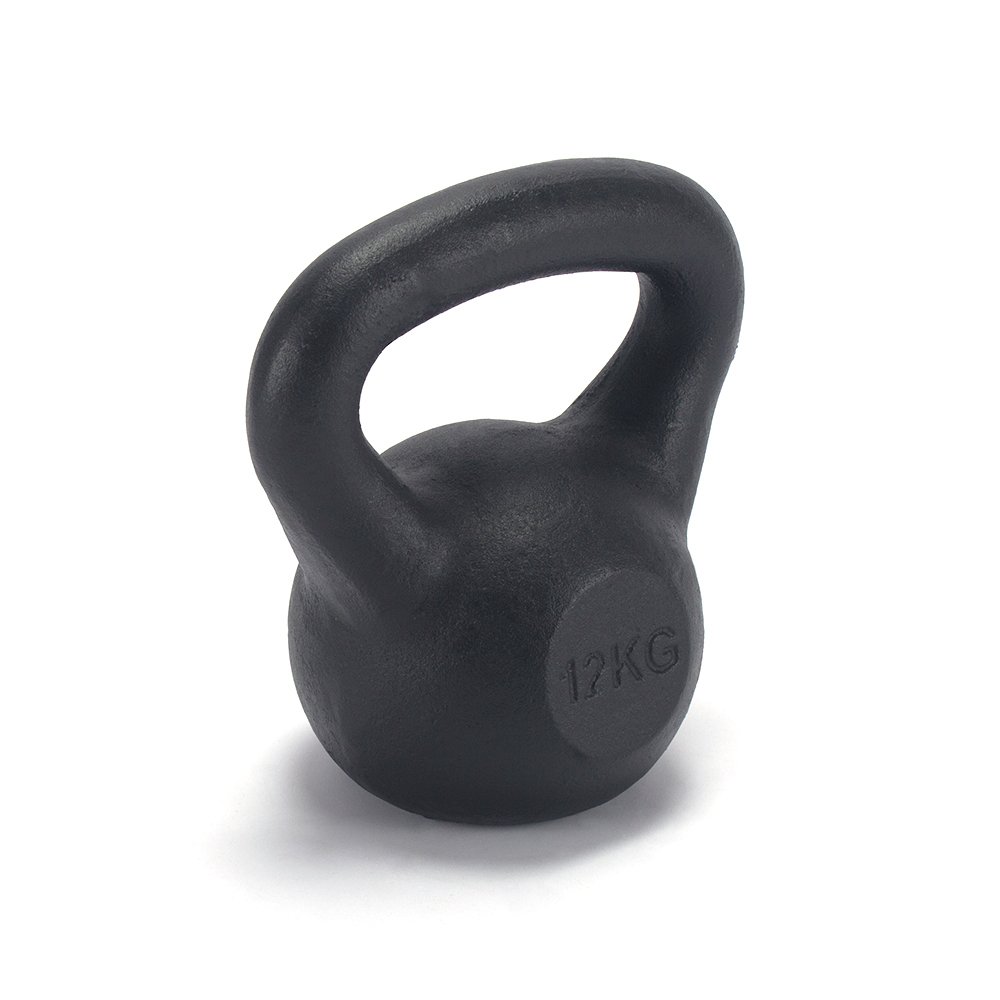 Pro Fitness 12kg Cast Iron Kettlebell