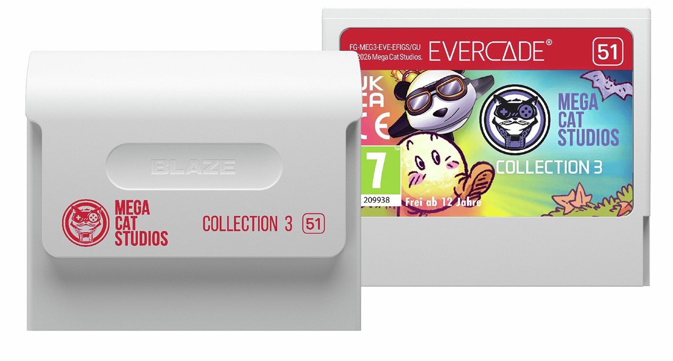 Buy Evercade Mega Cat Studios Collection 3 Multi-Game Cartridge 