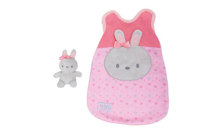 My First Tiny Treasures Snuggle Bunny Sleeping Bag Set