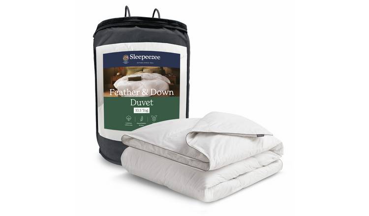 Sleepeezee Feather and Down 10.5 Tog Duvet - Double