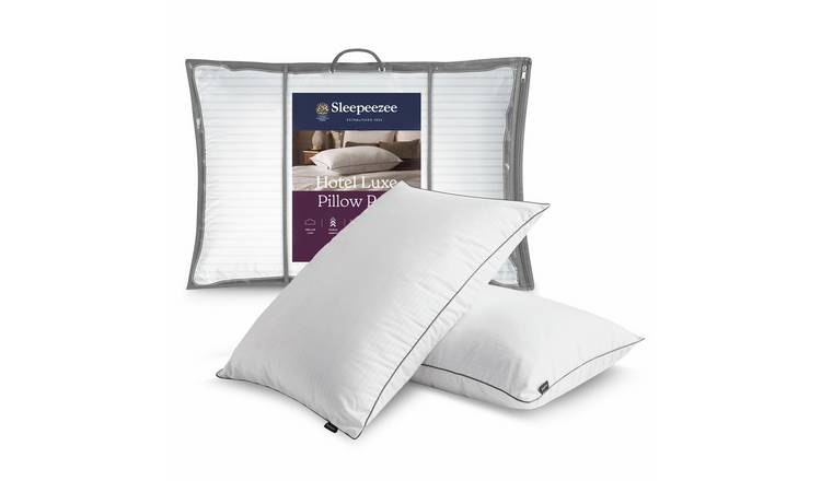 Sleepeezee Hotel Luxe Medium Pillow - 2 Pack