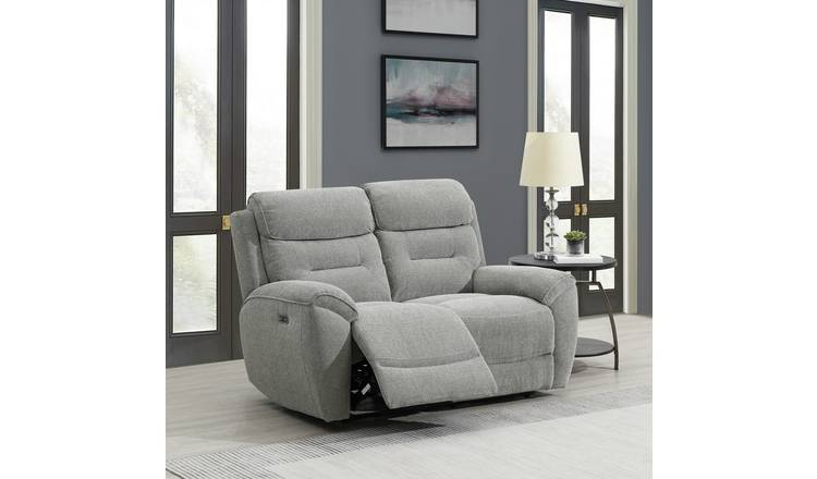 Sofa Source Huntington 2 Seater Power Recliner Sofa - Grey