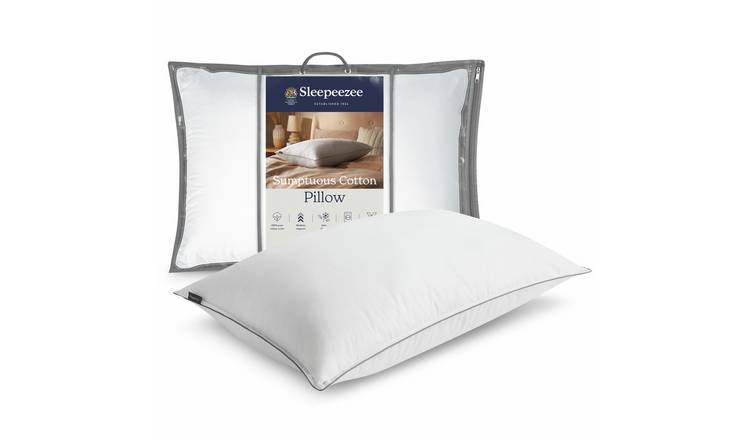 Sleepeezee Sumptuous Cotton Medium Pillow