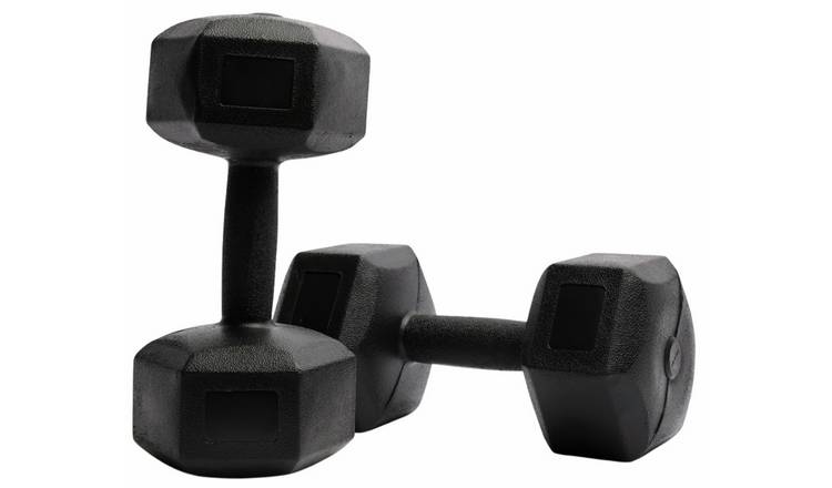 Northern Plastic Hex Dumbbells Set - 2 x 7Kg