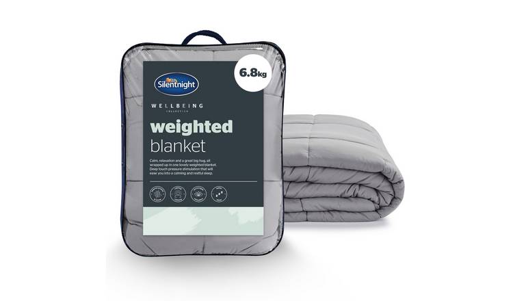 Silentnight Wellbeing Grey Weighted Blanket - 200x150cm
