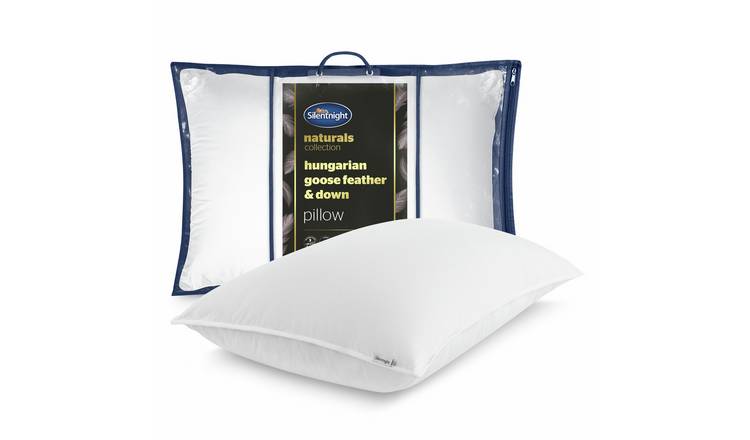Silentnight Hungarian Goose Feather and Down Medium Pillow