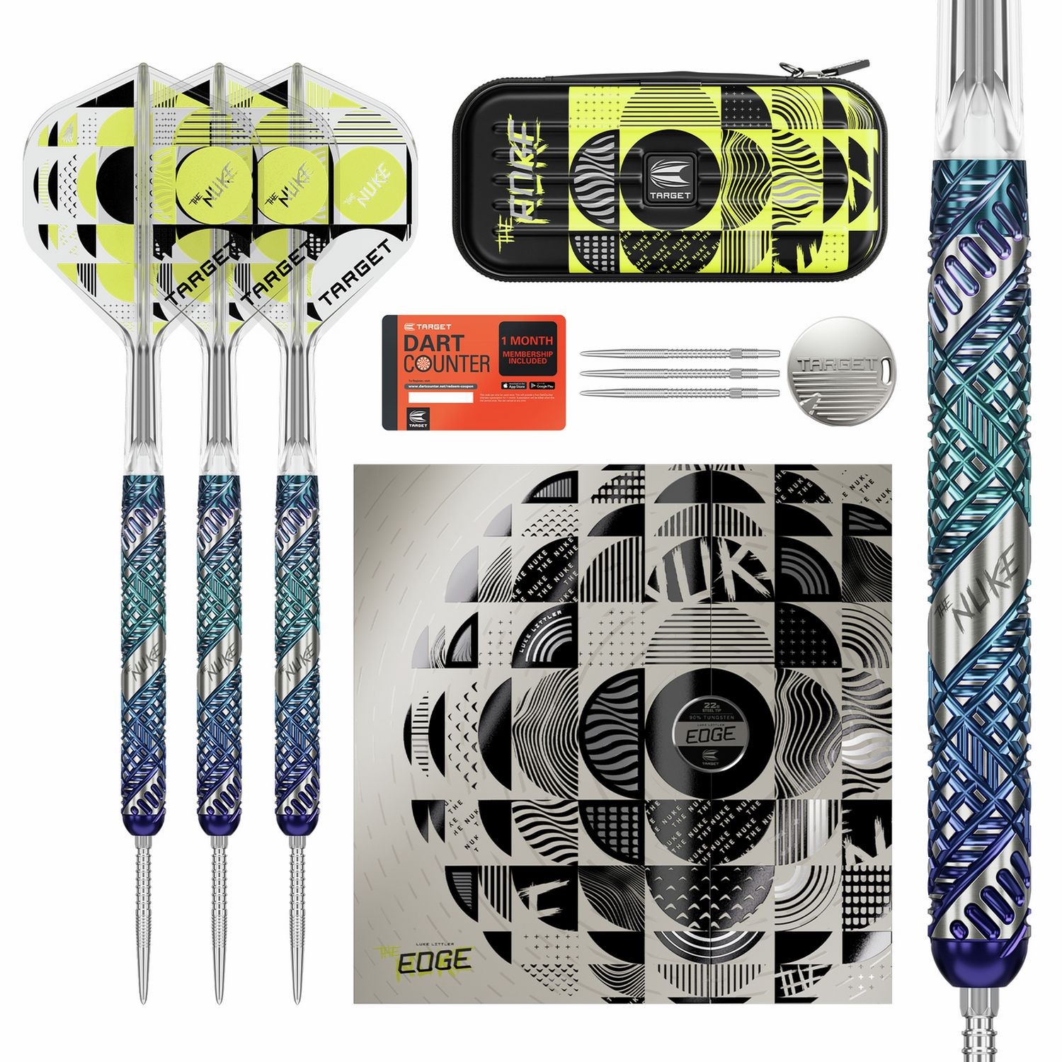 Target Darts Luke Littler Edge 24g 95% Tungsten Darts